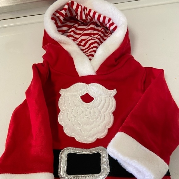 Baby Onsie Santa red baby jammies cat & Jacks size 3-6months - Picture 1 of 4